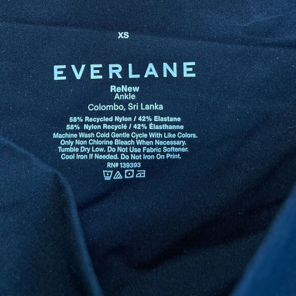 Everlane The Perform Legging Ankle in Black Size XSmall - Picture 7 of 7